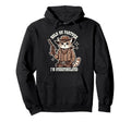 Hold Partner Im Overstimulated Cowboy Cat Hoodie - Novelty Apparel Unisex - T-Shirt, Sweatshirt, Hoodie