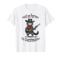 Hold Partner Im Overstimulated Cowboy Cat T-Shirt - Graphic Print Unisex - T-Shirt, Sweatshirt, Hoodie
