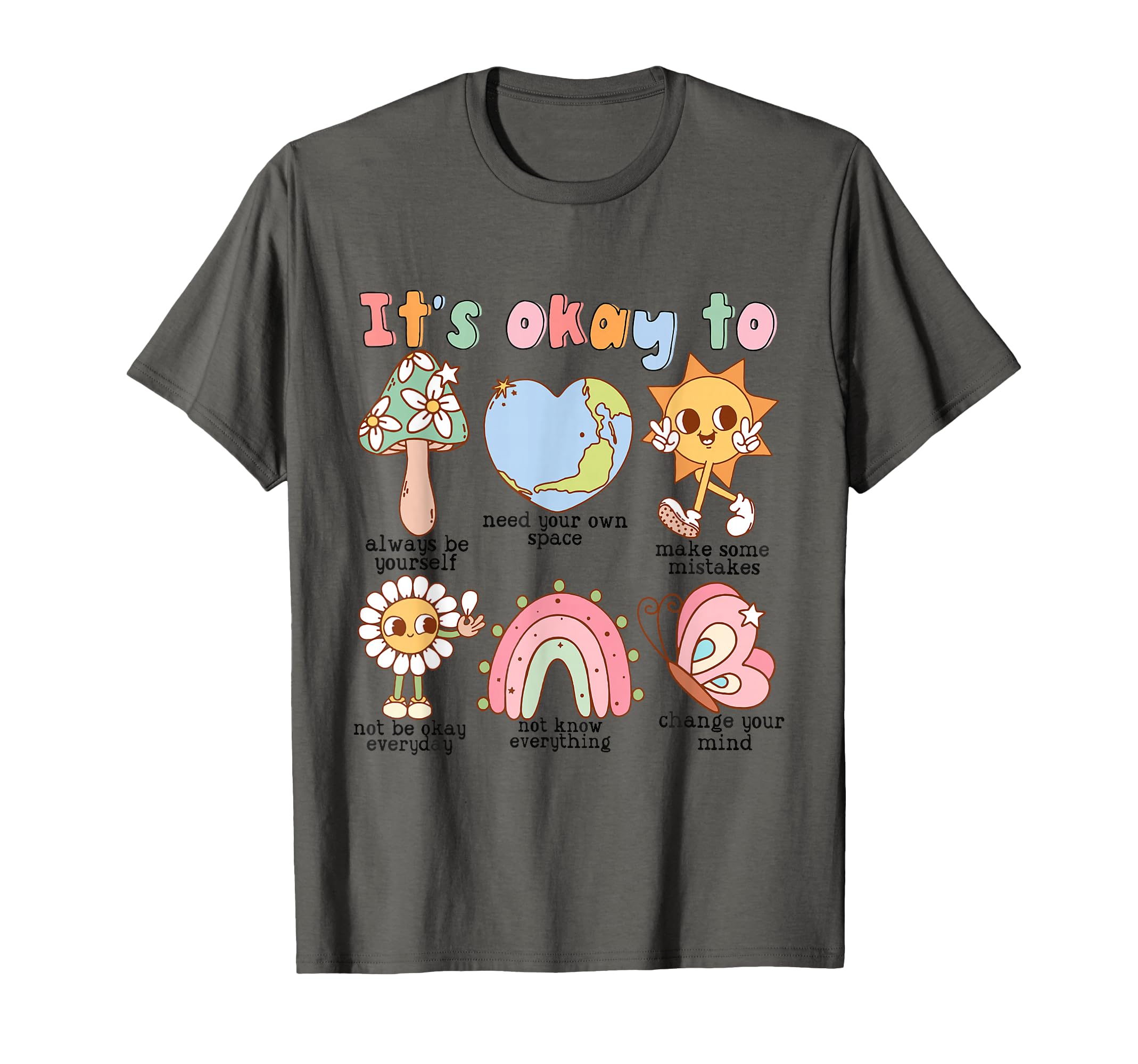 Its Okay To Feel All Feels Love T-Shirt - Custom Art Print Men Women - T-Shirt, Sweatshirt, Hoodie