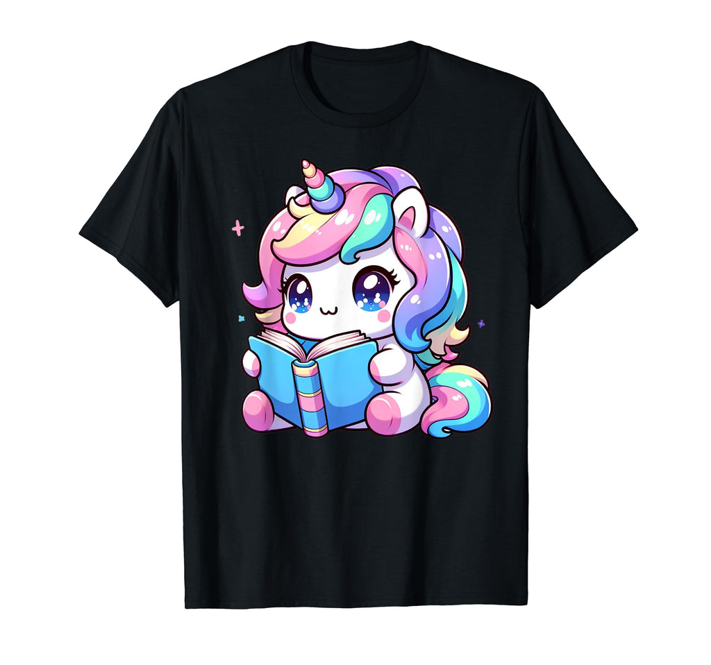 Funny Anime Kawaii Rainbow Unicorn T-Shirt - Unique Graphic for Adults - T-Shirt, Sweatshirt, Hoodie