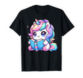 Funny Anime Kawaii Rainbow Unicorn T-Shirt - Unique Graphic for Adults - T-Shirt, Sweatshirt, Hoodie