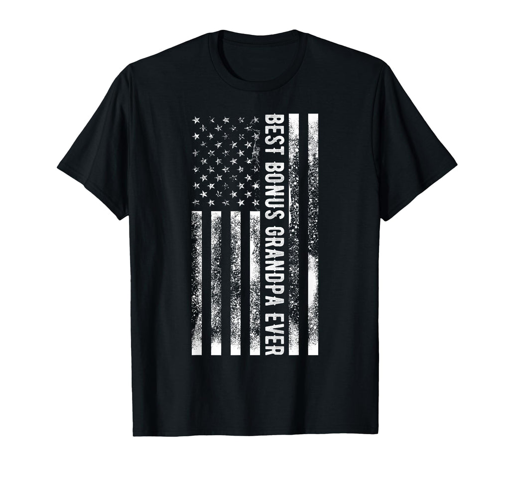 Best Bonus Grandpa Ever Step Grandpa Us T-Shirt - Trendy Graphic Unisex - T-Shirt, Sweatshirt, Hoodie