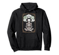 Overthinker Skeleton Tarot Meditation Hoodie - Trendy Graphic for Adults - T-Shirt, Sweatshirt, Hoodie