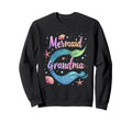Mermaid Grandma Sweatshirt - Custom Art Print Unisex - T-Shirt, Sweatshirt, Hoodie