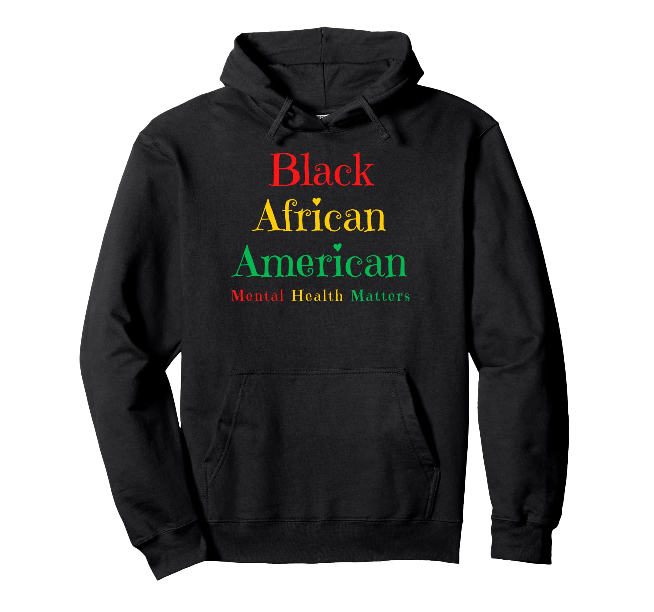 Melanin Mental Health Matters Mental Health Hoodie - Unique Graphic Unisex - T-Shirt, Sweatshirt, Hoodie
