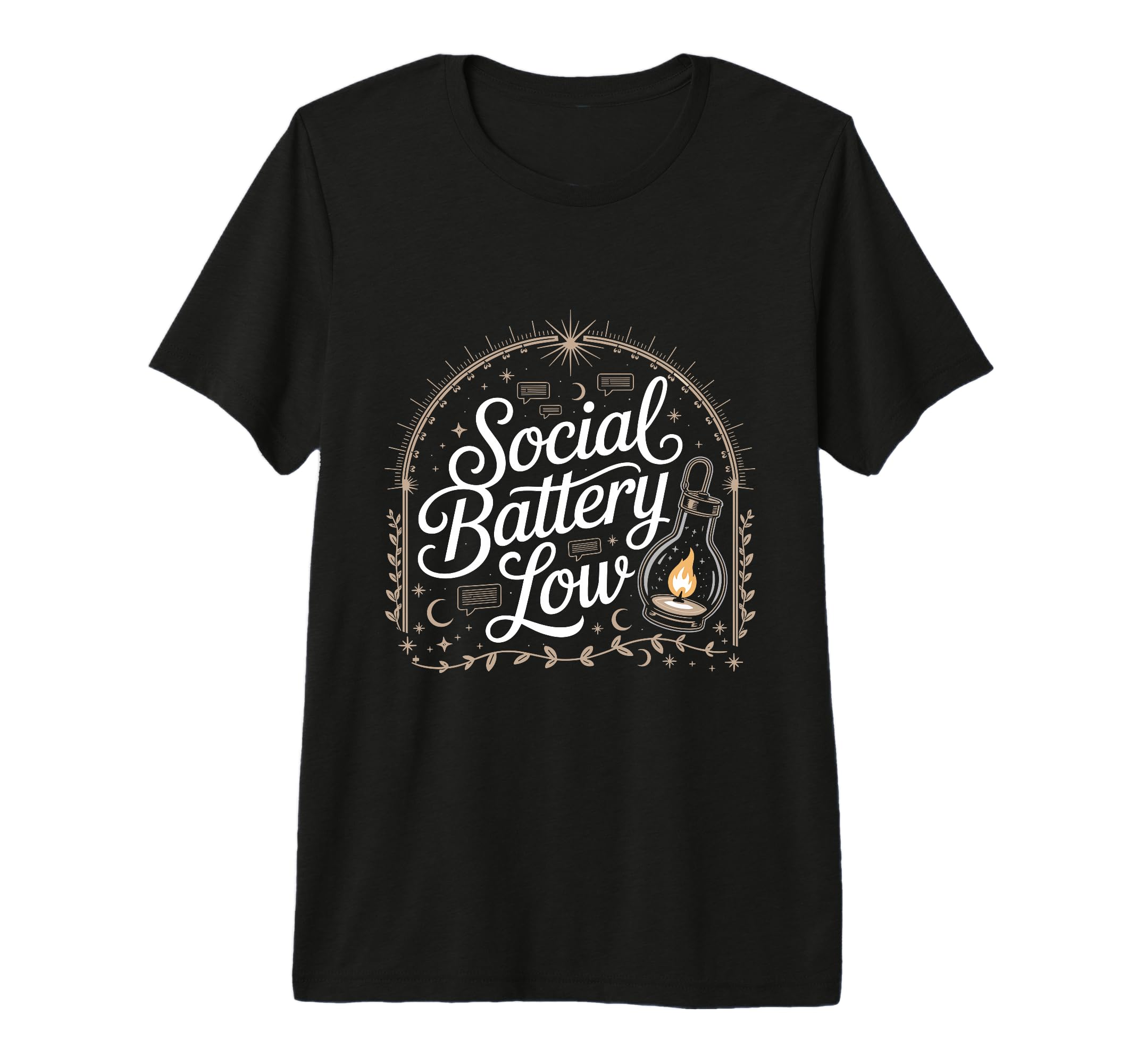 Social Battery Low Outfit Tri Blend T-Shirt - Casual Everyday Wear Unisex - T-Shirt, Sweatshirt, Hoodie