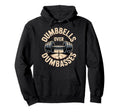 Dumbbells Over Dumbasses Iron Strength Hoodie - Aesthetic Graphic Unisex - T-Shirt, Sweatshirt, Hoodie