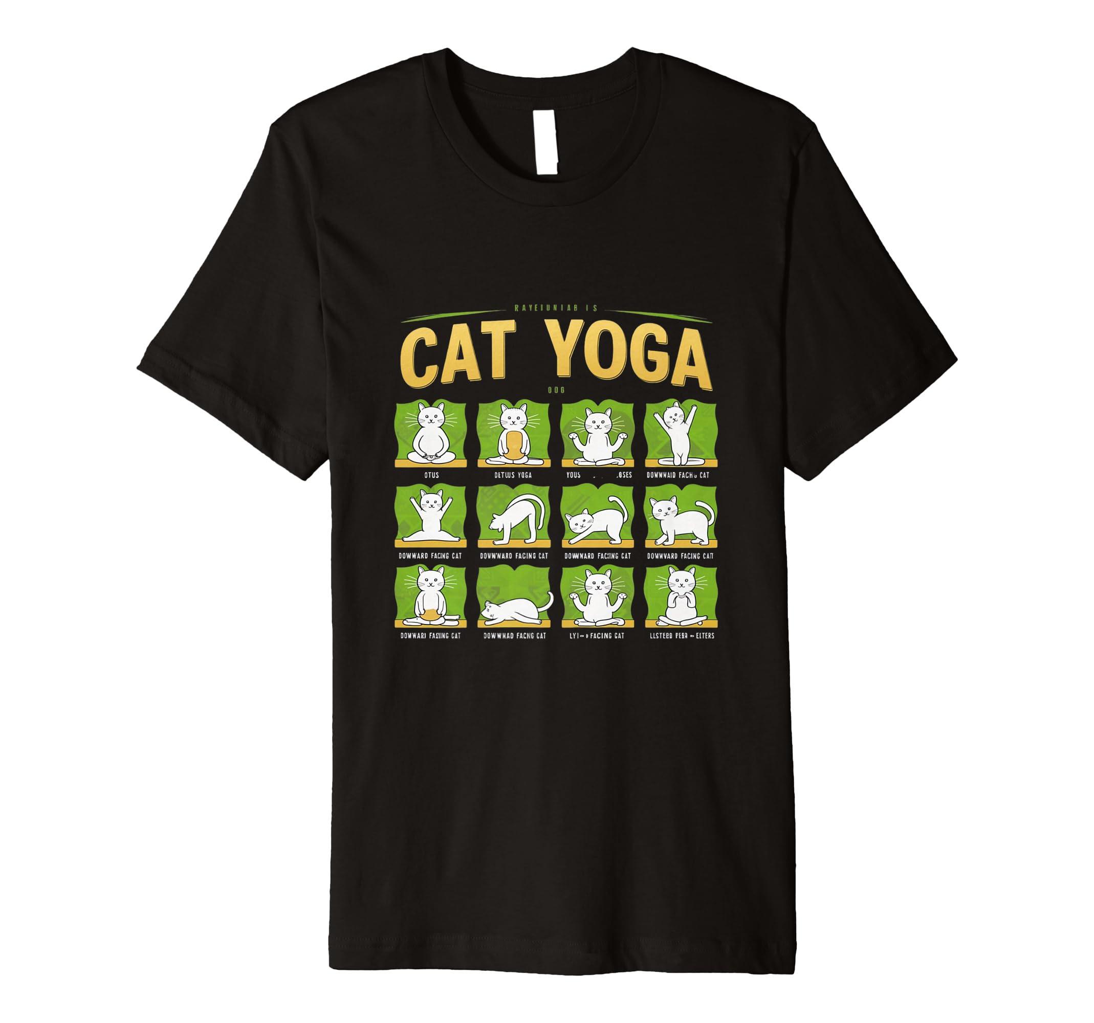 Cat Yoga Poses Cats Practicing T-Shirt - Novelty Apparel Unisex - T-Shirt, Sweatshirt, Hoodie