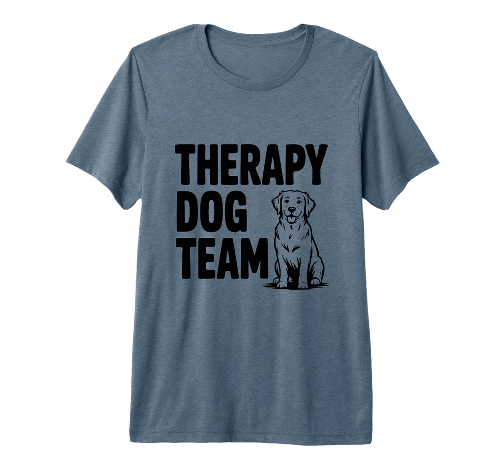Therapy Dog Team Support Canine T-Shirt - Minimalist Print for Adults - T-Shirt, Sweatshirt, Hoodie