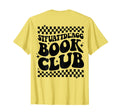 Stfuattdlagg Book Club Groovy Back T-Shirt - Aesthetic Graphic for Adults - T-Shirt, Sweatshirt, Hoodie