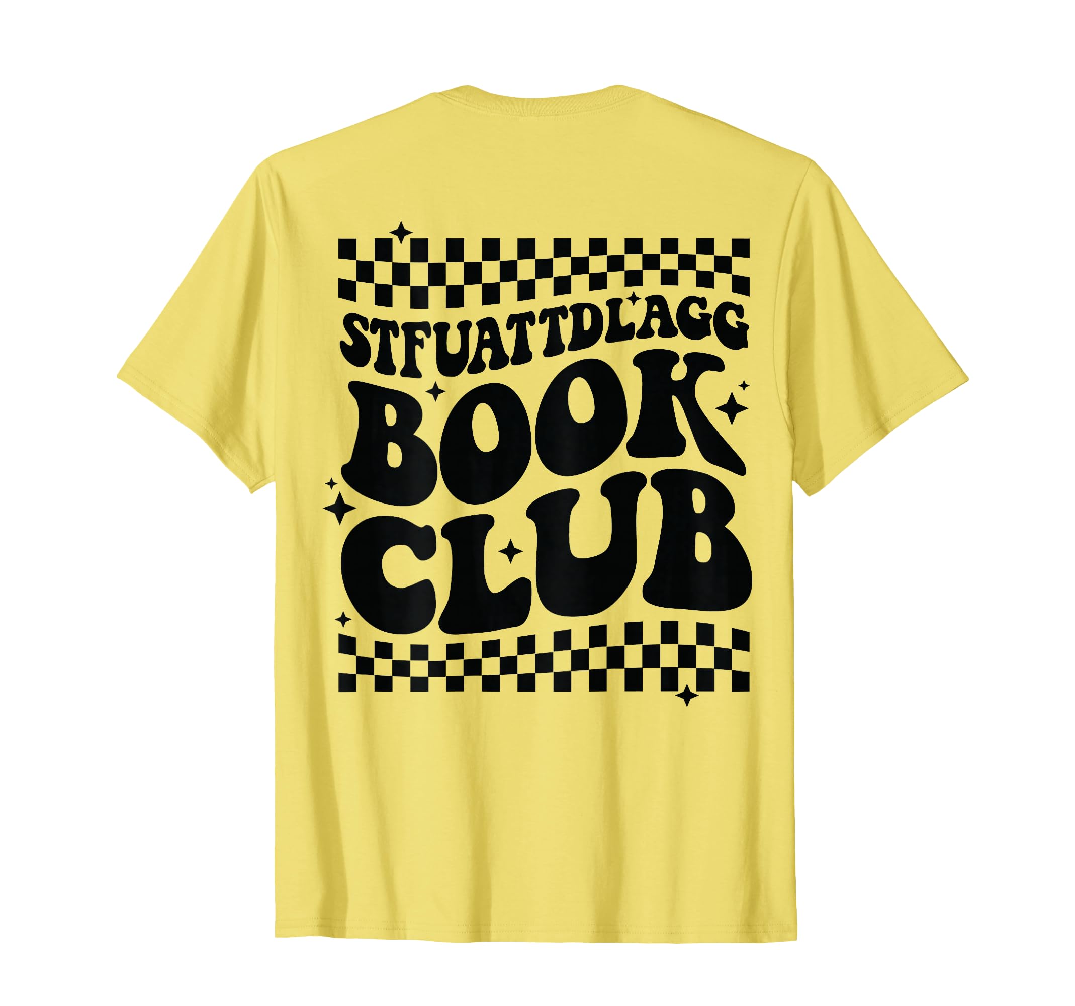 Stfuattdlagg Book Club Groovy Back T-Shirt - Aesthetic Graphic for Adults - T-Shirt, Sweatshirt, Hoodie