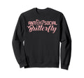 Antisocial Butterfly Antisocial Sweatshirt - Novelty Apparel for Adults - T-Shirt, Sweatshirt, Hoodie