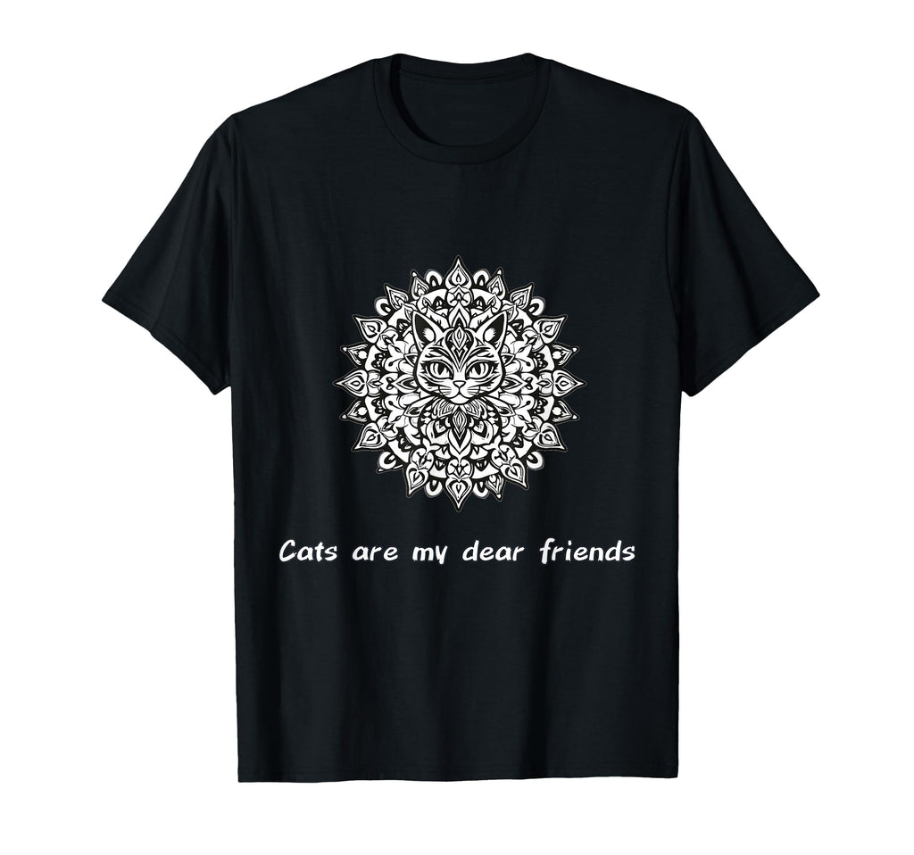 Cats Are My Best Friends Sacred T-Shirt - Custom Art Print Men Women - T-Shirt, Sweatshirt, Hoodie