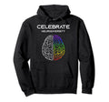 Embrace Neurodiversity Autism Adhd Hoodie - Casual Everyday Wear Men Women - T-Shirt, Sweatshirt, Hoodie