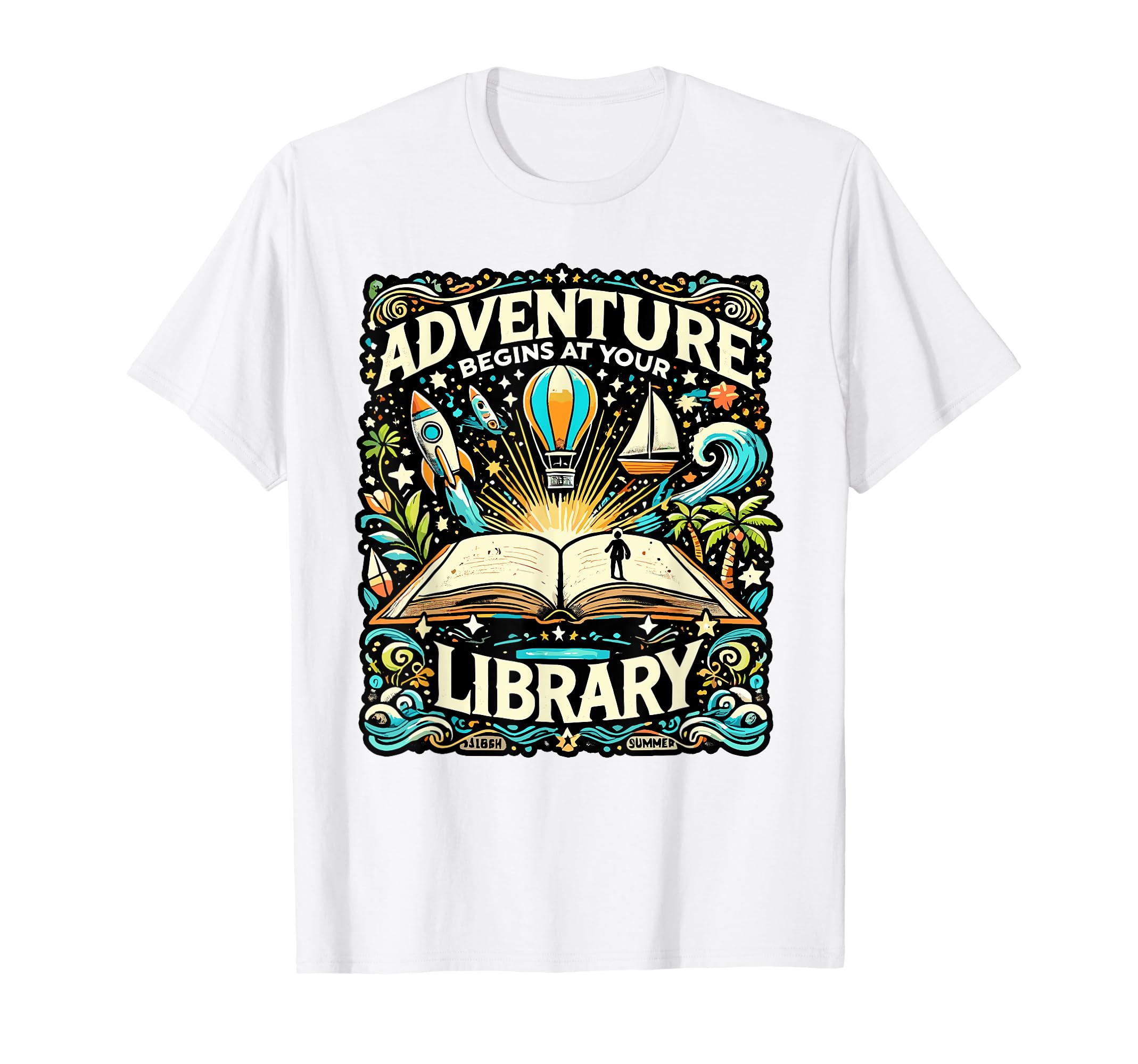 Book Reading Quotes Library Librarian T-Shirt - Custom Art Print Men Women - T-Shirt, Sweatshirt, Hoodie