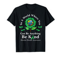 Be Kind Green Ribbon Sunflower Mental T-Shirt - Trendy Graphic Men Women - T-Shirt, Sweatshirt, Hoodie