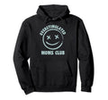 Overstimulated Moms Club Groovy Funny Hoodie - Graphic Print for Adults - T-Shirt, Sweatshirt, Hoodie
