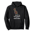 Easily Distracted Ferret And Books Hoodie - Novelty Apparel for Adults - T-Shirt, Sweatshirt, Hoodie