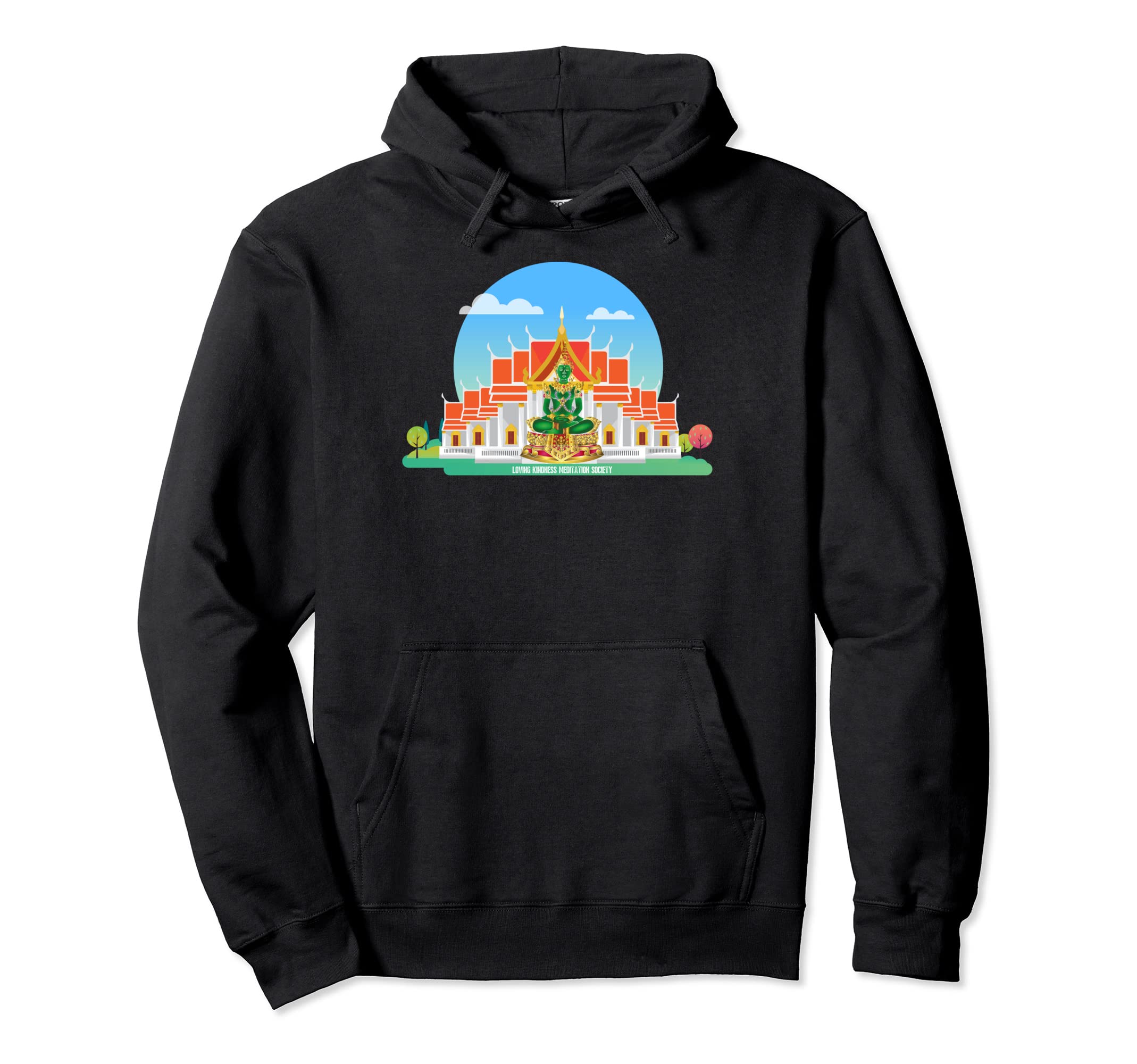 Mindfulness Buddha Buddhism Spiritual Hoodie - Trendy Graphic Men Women - T-Shirt, Sweatshirt, Hoodie