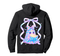Pastel Ghost Reading Book Bats And Hoodie - Novelty Apparel for Adults - T-Shirt, Sweatshirt, Hoodie