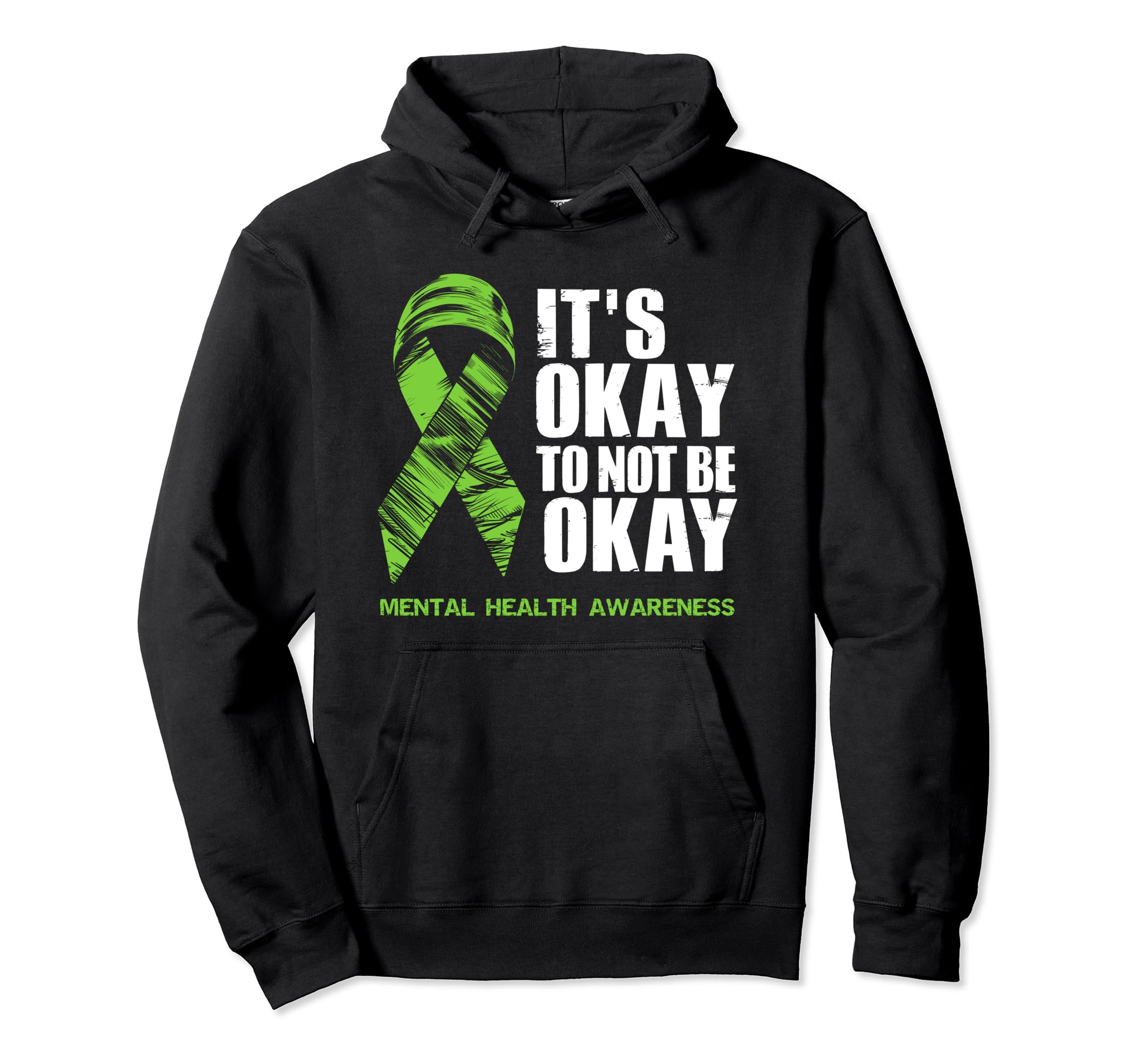 Mental Health Awareness Month Its Okay Hoodie - Aesthetic Graphic Unisex - T-Shirt, Sweatshirt, Hoodie