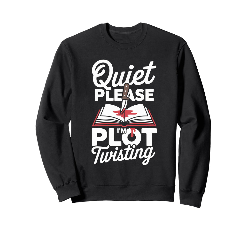Thriller Book Crime Story Reader Sweatshirt - Streetwear Style for Adults - T-Shirt, Sweatshirt, Hoodie