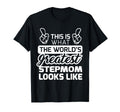 Worlds Greatest Stepmom Best Stepmom Ever T-Shirt - Minimalist Print Unisex - T-Shirt, Sweatshirt, Hoodie