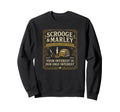 Scrooge And Marley Dickens Sweatshirt - Minimalist Print for Adults - T-Shirt, Sweatshirt, Hoodie