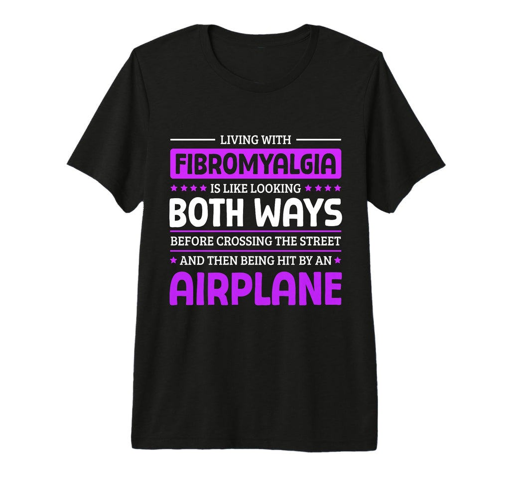 Living Fibromyalgia Awareness Fibro T-Shirt - Graphic Print for Adults - T-Shirt, Sweatshirt, Hoodie
