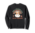 Dog Grooming As Therapy Ironic Puppy Sweatshirt - Graphic Print Unisex - T-Shirt, Sweatshirt, Hoodie