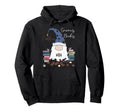 Gnomes Coffee Books Chocolate Funny Gnome Hoodie - Graphic Print Men Women - T-Shirt, Sweatshirt, Hoodie