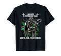 My God Is Stronger Than Mental Health T-Shirt - Novelty Apparel Unisex - T-Shirt, Sweatshirt, Hoodie