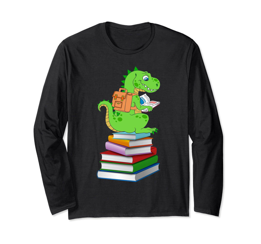 Dinosaur Reading Dino Read T-Shirt - Aesthetic Graphic for Adults - T-Shirt, Sweatshirt, Hoodie