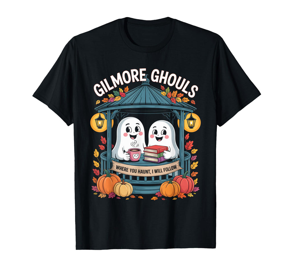 Gilmore Ghouls Gazebo Ghost Fall T-Shirt - Trendy Graphic for Adults - T-Shirt, Sweatshirt, Hoodie