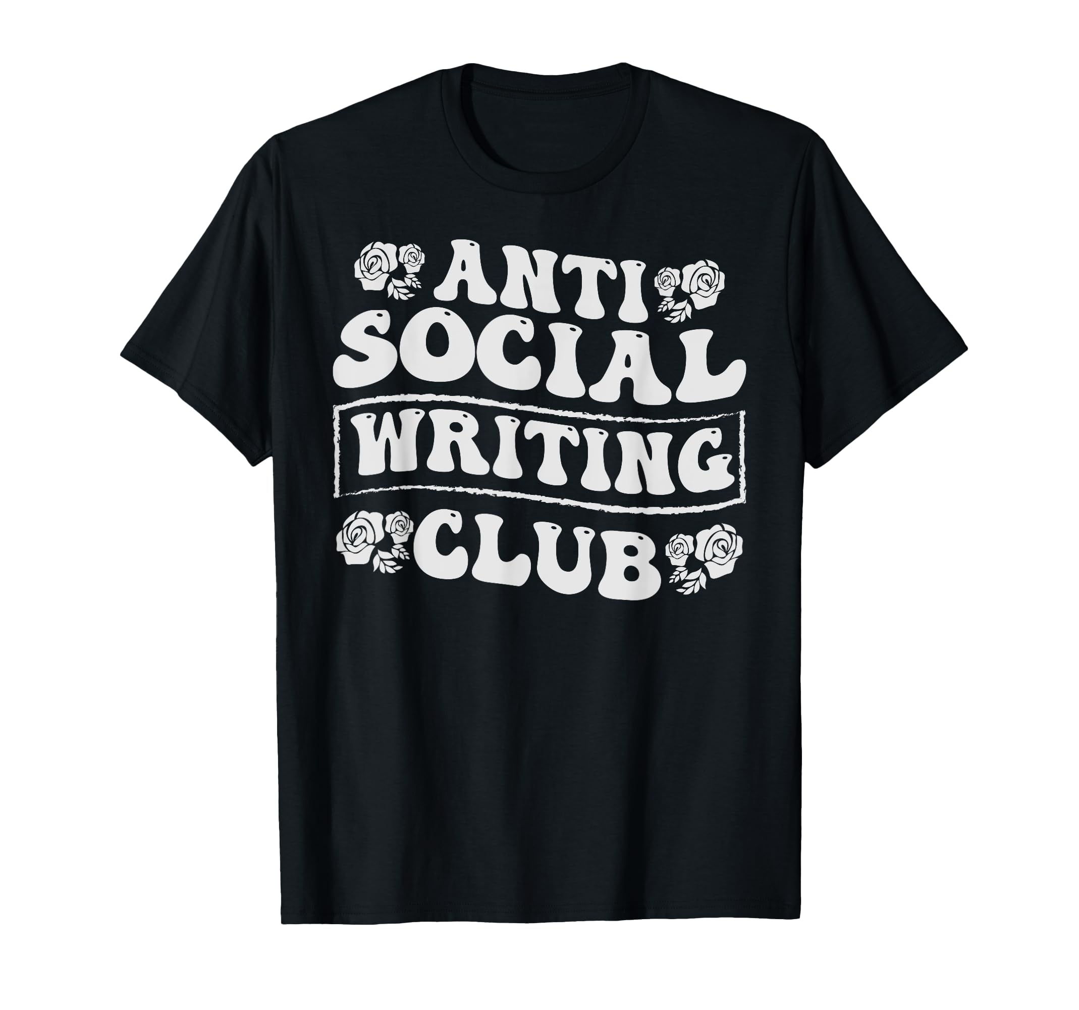Anti Social Writing Club Funny T-Shirt - Minimalist Print for Adults - T-Shirt, Sweatshirt, Hoodie