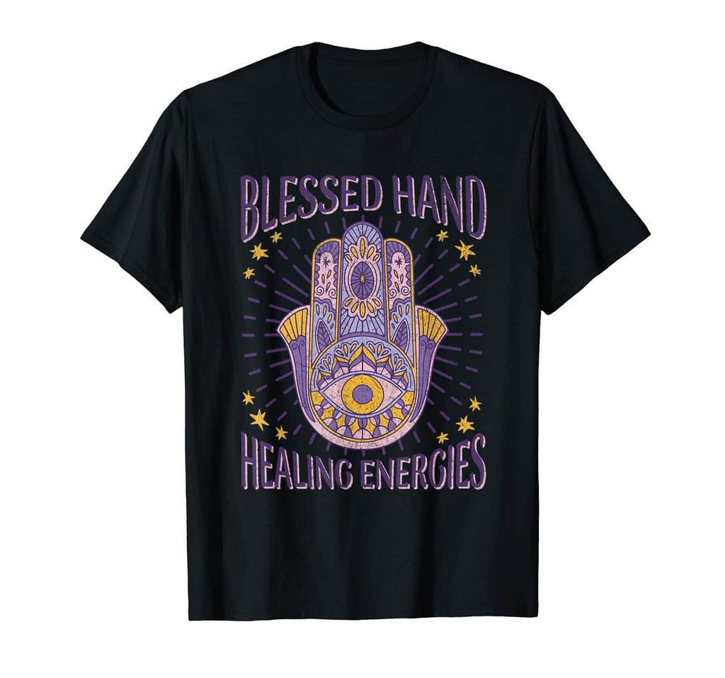 Healing Blessed Hand Energies Crystals T-Shirt - Trendy Graphic Men Women - T-Shirt, Sweatshirt, Hoodie