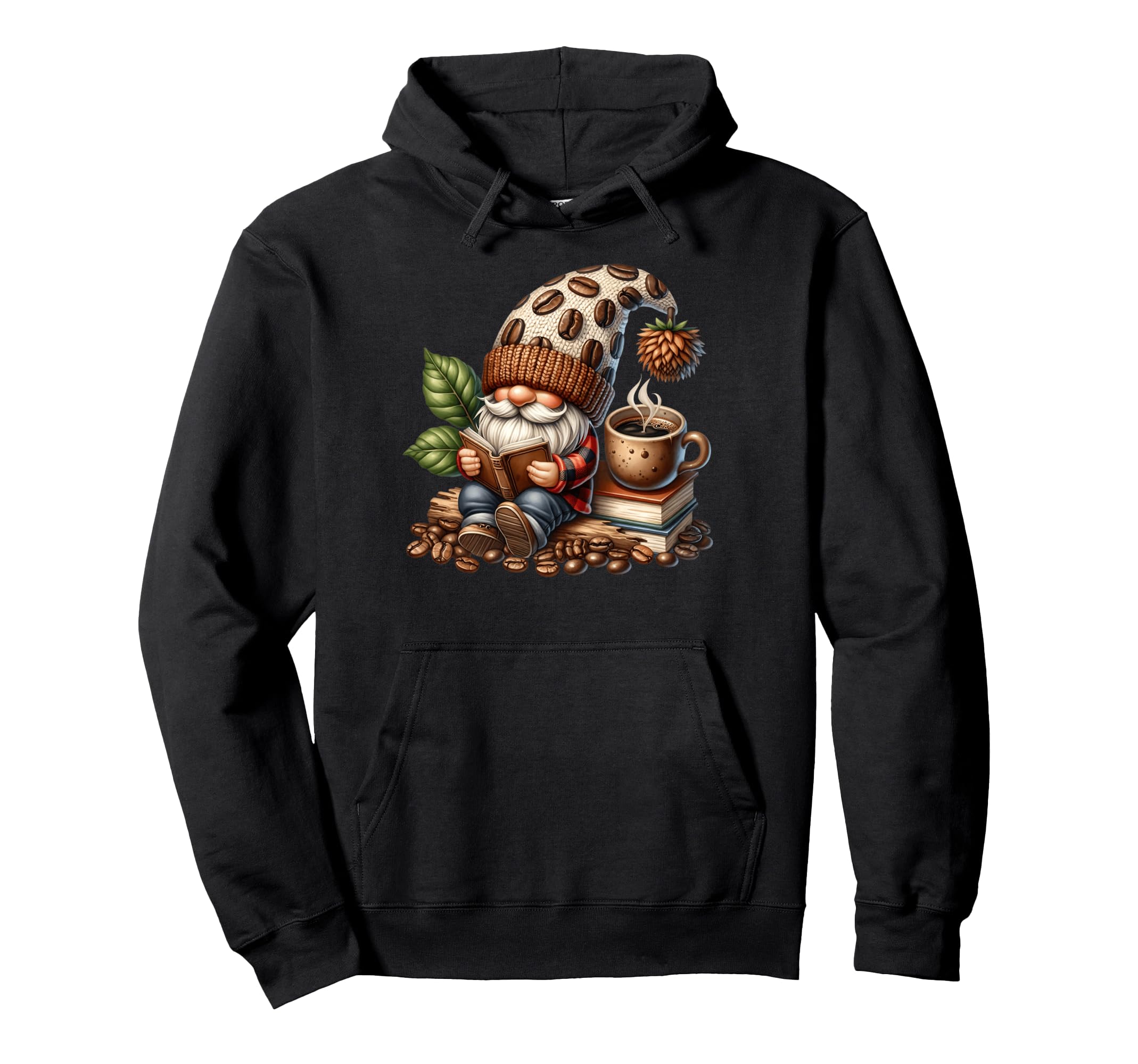 Coffee And Book Reading Accessories Book Hoodie - Graphic Print Men Women - T-Shirt, Sweatshirt, Hoodie