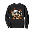 Antisocial Butterfly Butterflies Sweatshirt - Custom Art Print for Adults - T-Shirt, Sweatshirt, Hoodie