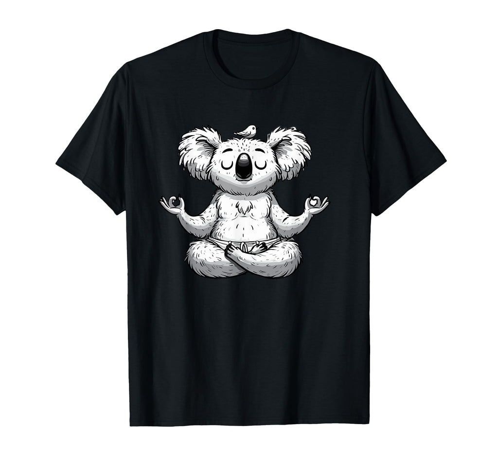 Meditation Koala Yoga Pose Relaxing T-Shirt - Streetwear Style for Adults - T-Shirt, Sweatshirt, Hoodie