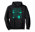 Fantasy Book Lover Dragons And Magic Hoodie - Aesthetic Graphic for Adults - T-Shirt, Sweatshirt, Hoodie
