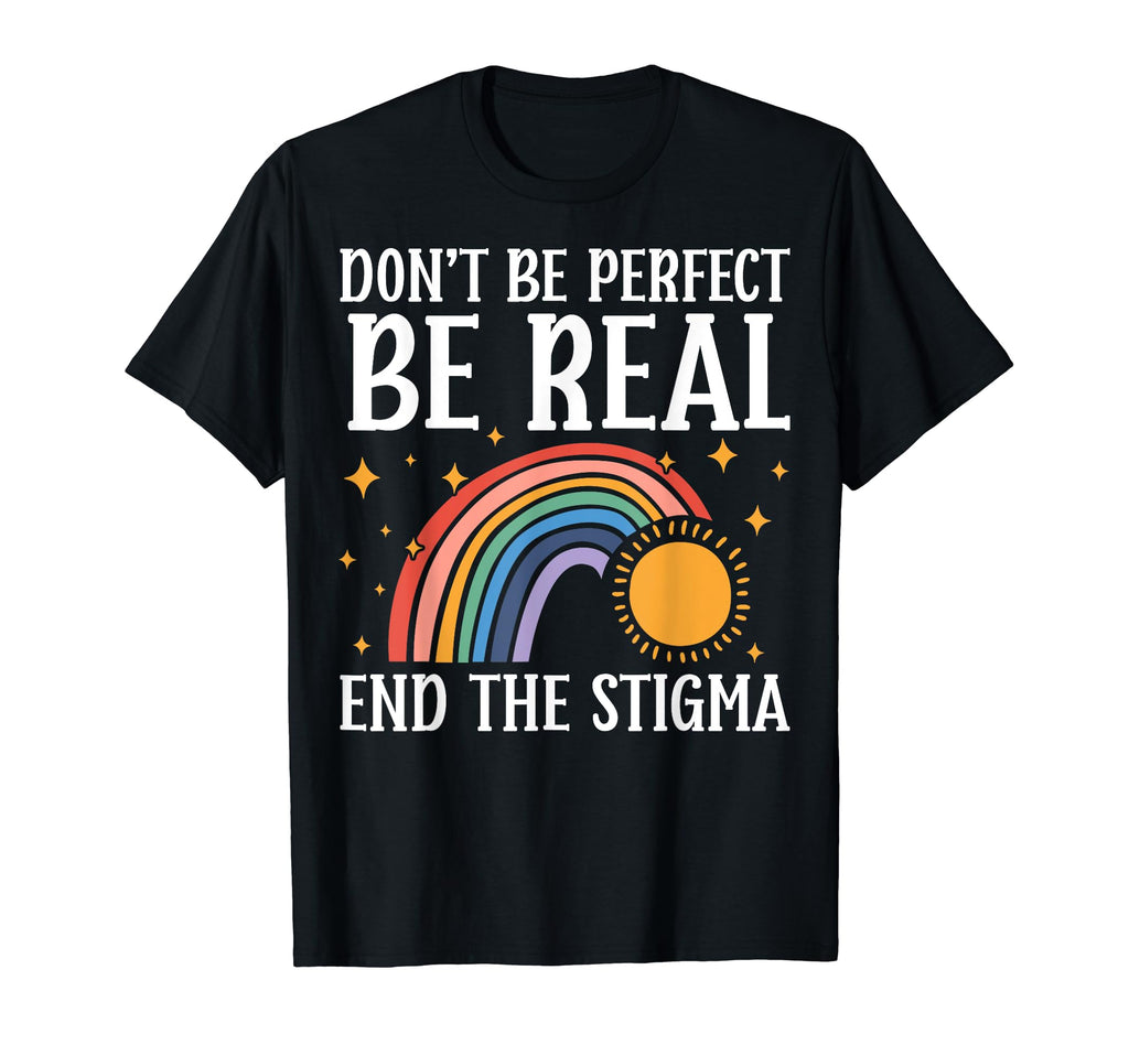 End Stigma Mental Health Awareness Green T-Shirt - Custom Art Print Unisex - T-Shirt, Sweatshirt, Hoodie