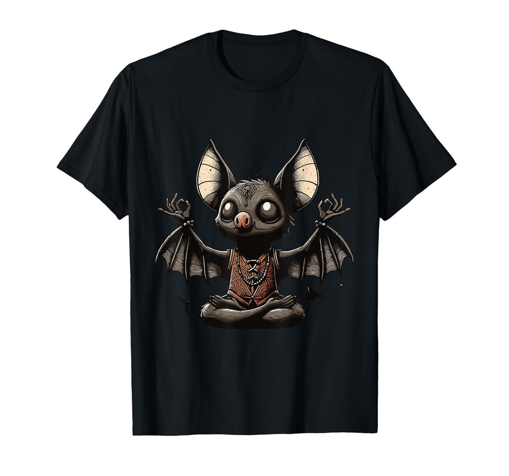 Meditation Bat Yoga Pose Relaxing T-Shirt - Streetwear Style Men Women - T-Shirt, Sweatshirt, Hoodie