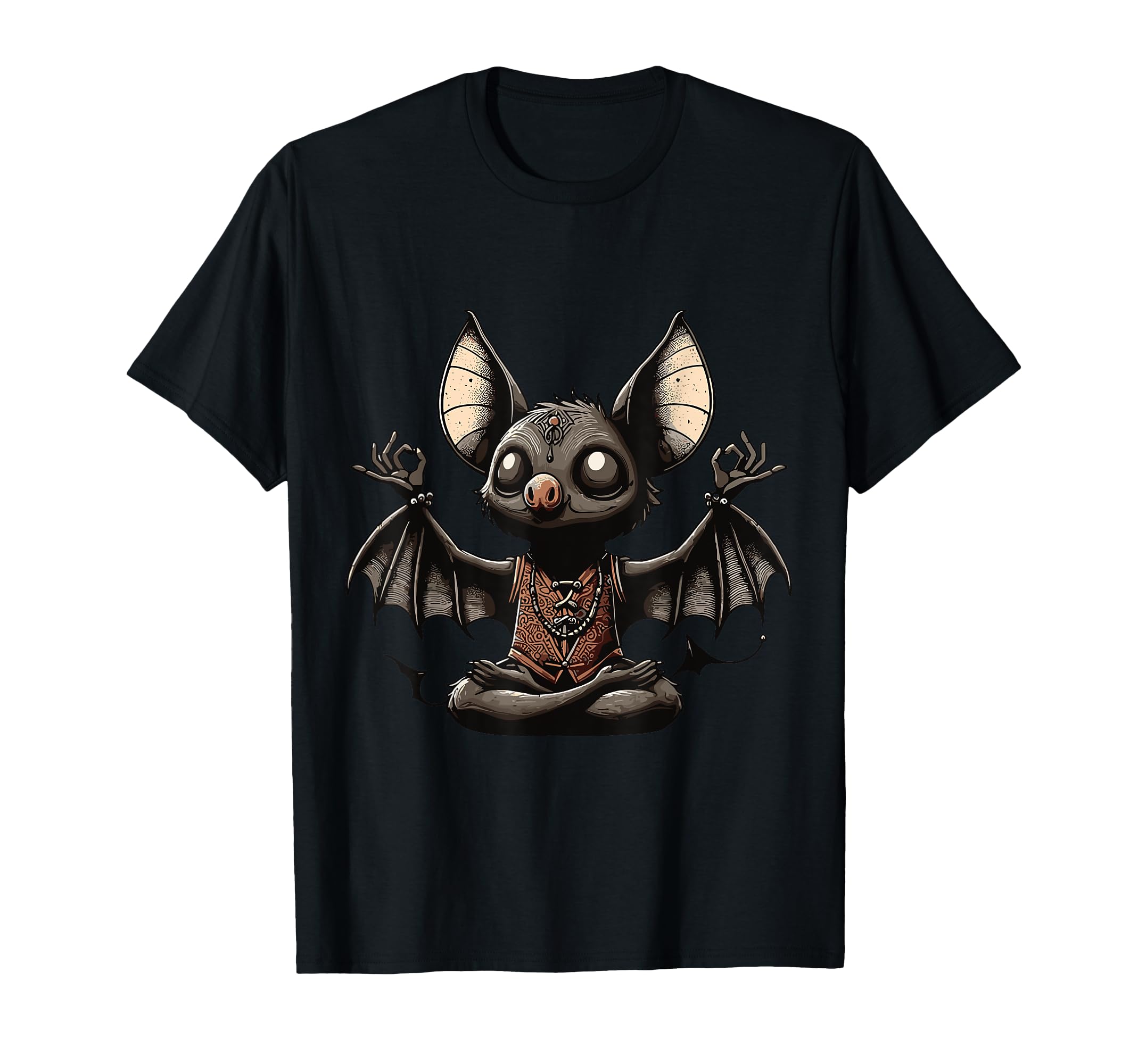 Meditation Bat Yoga Pose Relaxing T-Shirt - Streetwear Style Men Women - T-Shirt, Sweatshirt, Hoodie