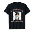 Reading Book Lover Bookish Leaving T-Shirt - Minimalist Print Men Women - T-Shirt, Sweatshirt, Hoodie