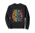 Audhd Warrior Neurodivergent Autism Sweatshirt - Graphic Print for Adults - T-Shirt, Sweatshirt, Hoodie