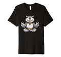 Meditation Owl Yoga Pose Relaxing T-Shirt - Novelty Apparel Men Women - T-Shirt, Sweatshirt, Hoodie
