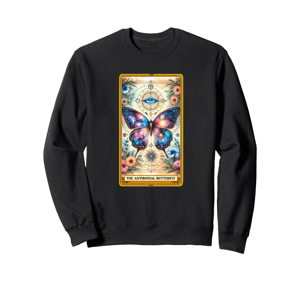 Sarcastic Tarot Antisocial Sweatshirt - Fun Novelty Design for Adults - T-Shirt, Sweatshirt, Hoodie