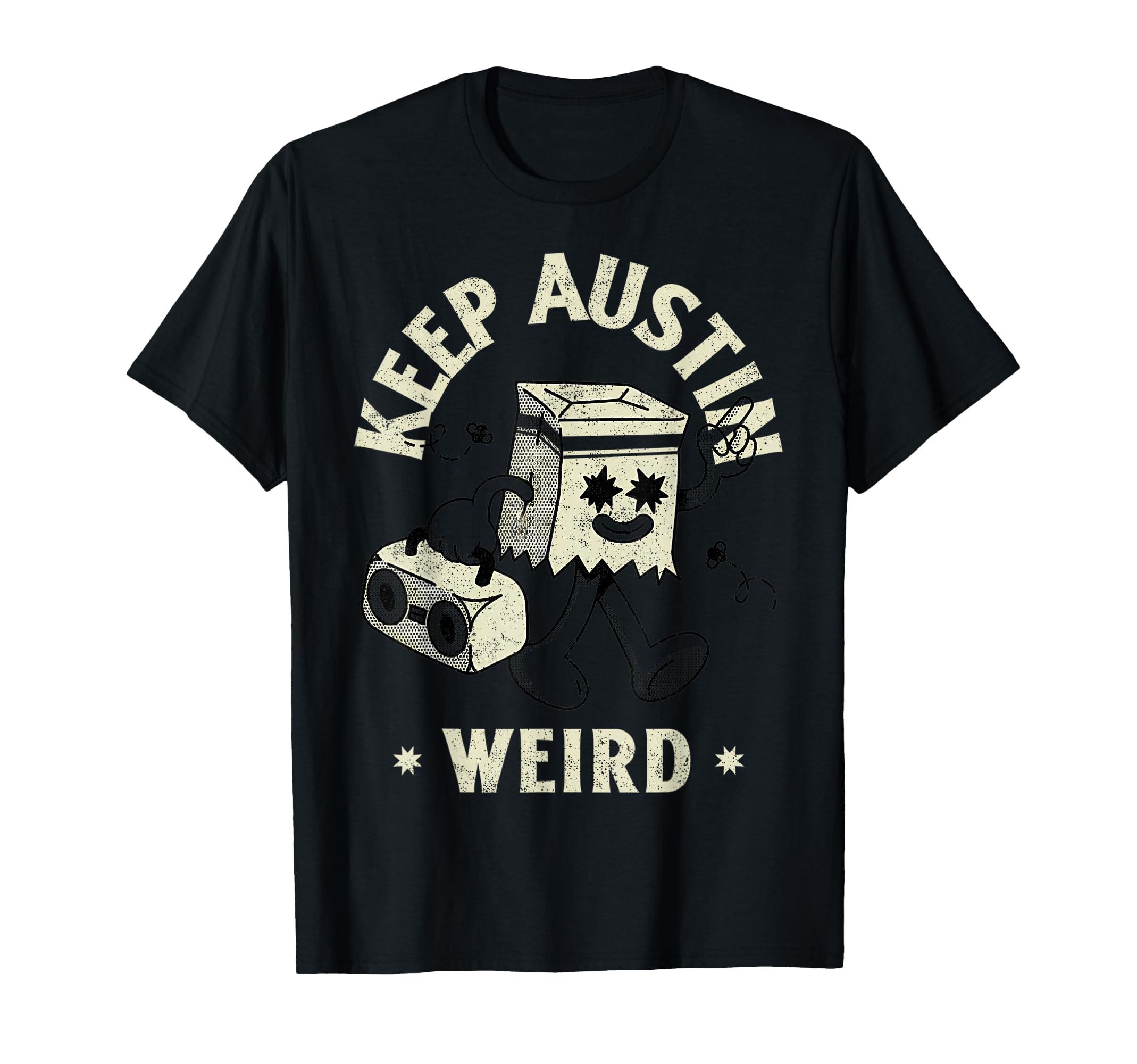 Keep Austin Texas Weird And T-Shirt - Custom Art Print for Adults - T-Shirt, Sweatshirt, Hoodie