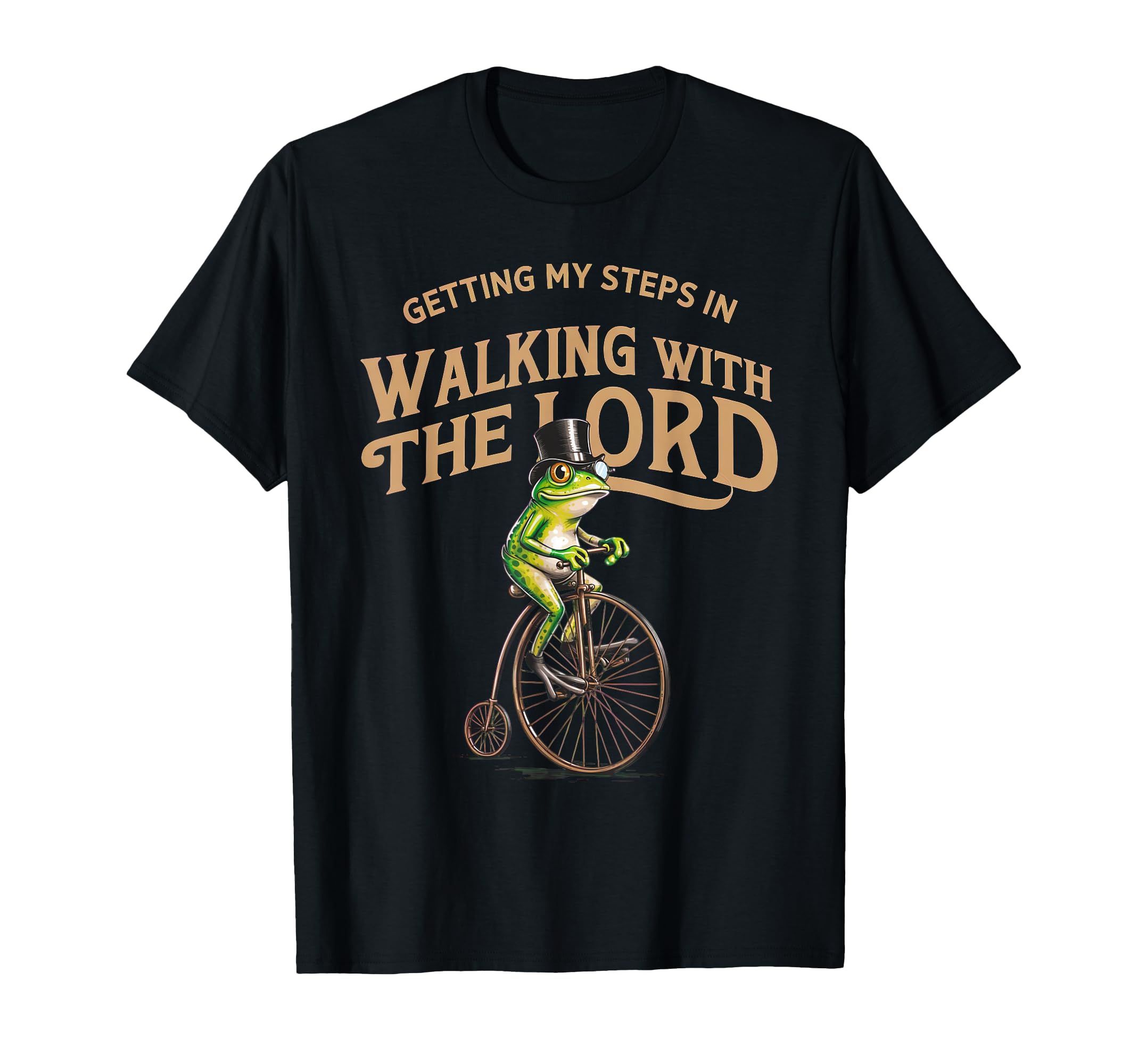 Getting My Steps Walking Lord Frog T-Shirt - Aesthetic Graphic Unisex - T-Shirt, Sweatshirt, Hoodie