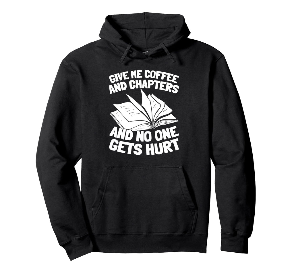 Bookworm Literature Writer Library Hoodie - Minimalist Print for Adults - T-Shirt, Sweatshirt, Hoodie